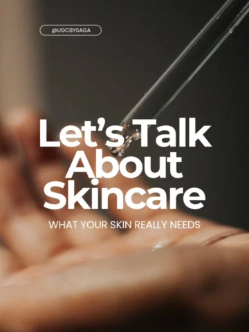 Let’s talk skincare 👀✨

Your skin can actually tell you when something isn’t wo