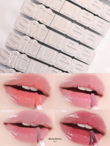 #제품제공 @situea.cosmetic 💋
시튜에아 글린트 립 글레이즈 

201 솔티드 베이지 / 202 베이그 그레이프 / 
203 슬릭