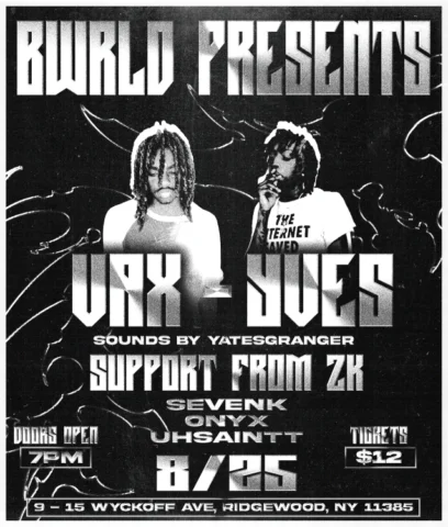 ME, YVES & ZK IN NYC
TIX IN BIO

FLYER @handel.03
