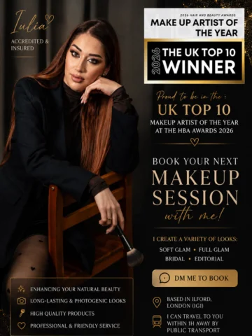🏆 TOP 10 MAKEUP ARTIST OF THE YEAR — UK 2026 

Still feeling so grateful and pr