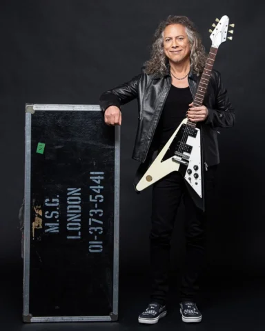 Very few guitarists ever get to hold the guitar that changed their life. Kirk Ha