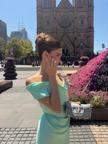 An Australian wedding 🧚🪄✨⛪️ 
Dress @viviennewestwood 
Jewels @kahawatyjewels 

