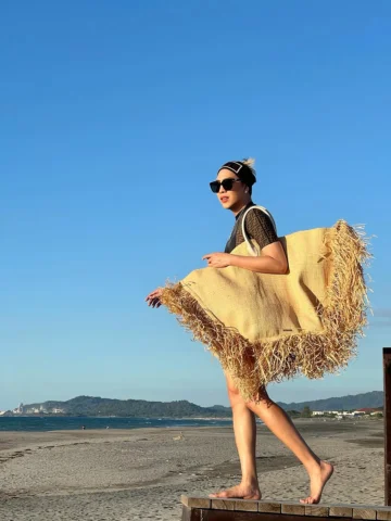 The bitch is missing the beach.