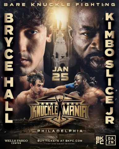 @BRYCEHALL vs @BABYSLICE242 JAN 25 AT KNUCKLEMANIA 5 IN PHILLY! 😳😱

#KM5 | Jan