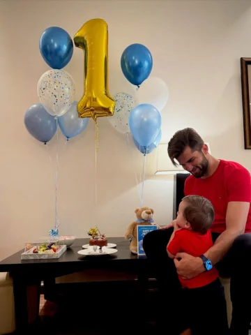 Happy Birthday Aliyaar - One year already!.. the moment I carried you for the ve