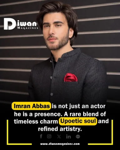 Imran Abbas is not just an actor — he is a presence. A rare blend of timeless ch