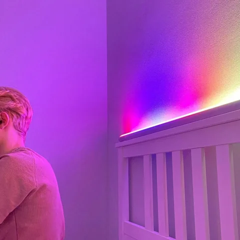 wow I like my lightning! 🥺 (My brother messed up the pic a bit)