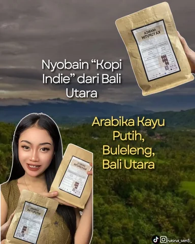 ✨Santi mencoba Arabika Kayu Putih dari Bali Utara, kopi yang diperoleh langsung 