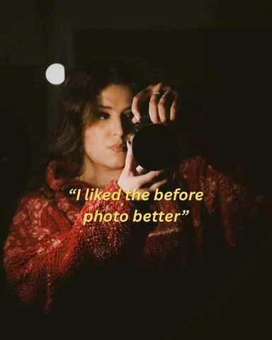 before and after of my photos. 

The before and after photos are both mine. The 