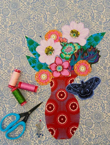 Cutting up beautiful fabric yesterday afternoon was a welcome joy I have not had