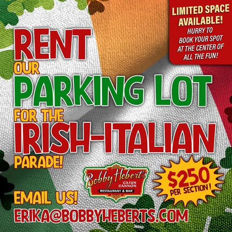 Get the perfect parade spot! 🇮🇪🇮🇹