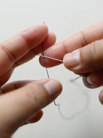 While hand sewing you are tying so many 🪢 my go to is a quilters knot but somet