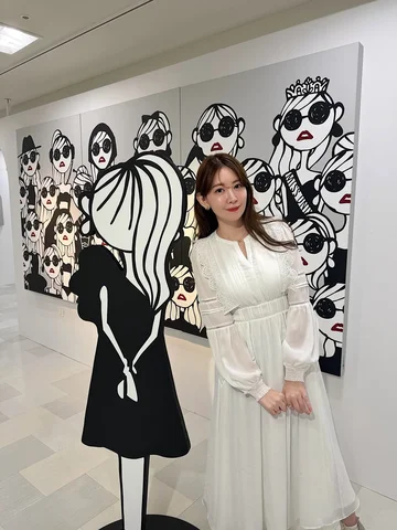 大ちゃんの個展へ🌫️✨
アーチをテーマにした、150点以上に渡る展示は圧巻でした。だいちゃんといえばのジョシーちゃんは今回も可愛かった🖤

新宿伊勢丹で3/