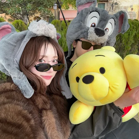 サプライズディズニー🐭
もかちゃんはとても幸せそうだった🙆🏻‍♂️
⁡
 #カップル  #カップルの日常
