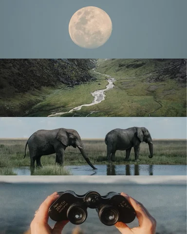 Horizontal snippets from around the globe 🌎✨💭🌻🌝🐘🐧🦋🍃

Which series is you