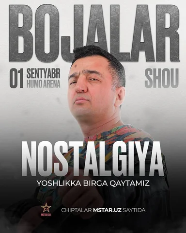 8 yillik tanaffusdan so‘ng Jahongir Poziljonov katta sahnaga Bojalar Shou «Yoshl