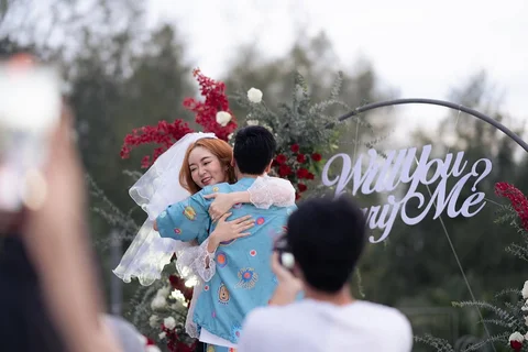 ดิฉันโดนขอแต่งงานแล้วค่าาาาาาา จดจำครั้งนึงในชีวิต ไม่คิดเลยว่าจะเร็วขนาดนี้ ขอบ