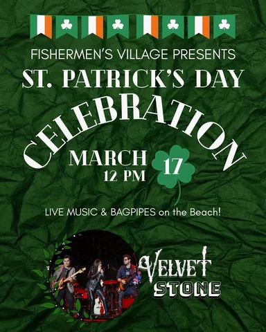 🍀 St. Patrick’s Day Celebration! 🍀

Join us LIVE at @fishermensvillage_pg in P