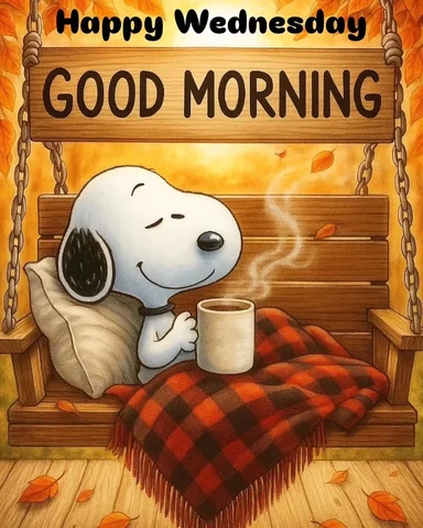 Happy Wednesday everyone ☕️🍁🥰😍
-
#snoopy #wednesday #morning #fallseason