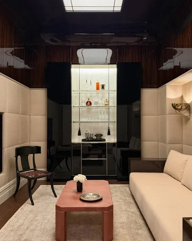 More than any other space in this home, this room traces the early formation of 