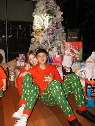 Una navidad diferente, con el amor de mi vida y gracias a su familia que desde e