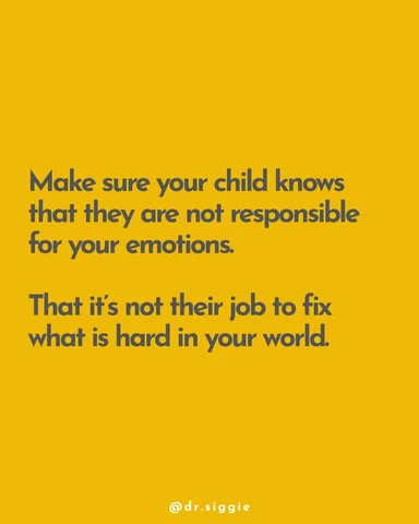 Let’s not ask our children to carry what isn’t there’s 💛💛