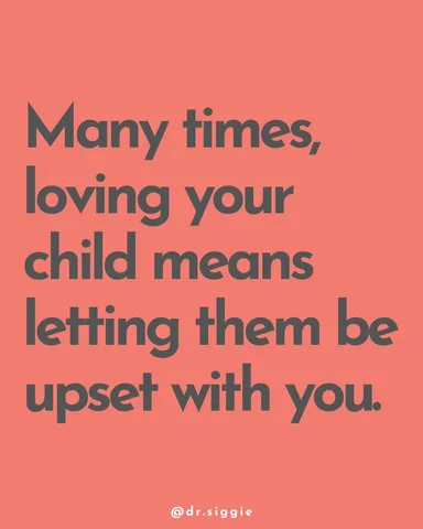 Do you have a hard time when your child is upset with you? ❤️ Share your thought