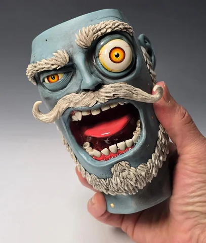 You can have some interesting conversations with this one. 
#NCECA #ceramics #po