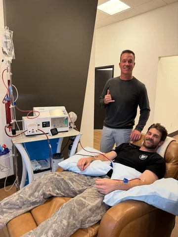 EBOO is a procedure in which 1/3 of your blood is drawn from your body, passed t