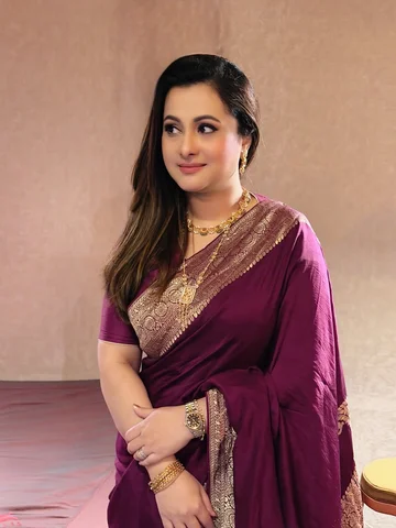 💜🟣💟 #therealpurnima #purnima #purnima2026pic #sareelover #highlights