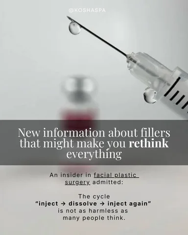 This is something the beauty industry rarely talks about.

Fillers can shift, mi