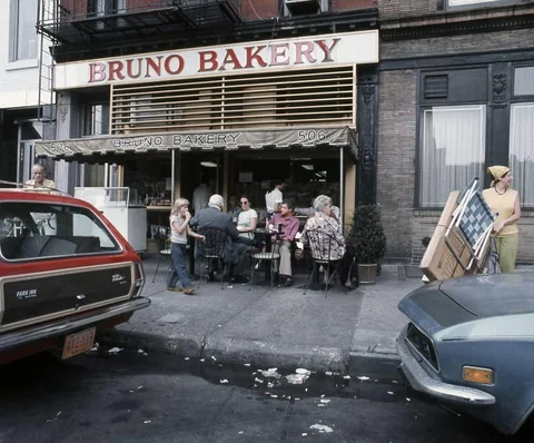 Michael Ochs (1976): Bruno’s Bakery (1973-2014) at
506 LaGuardia PI. John Cale (