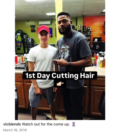10 years ago TODAY! I picked up a pair of clippers for the first time, I caption