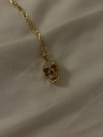 これ可愛いくない？？
お気に入り🤩
SJXのスカルネックレス！

最近シルバーばっかりやったけど、
やっぱりゴールドもええな！

SJX20周年おめでとう！
