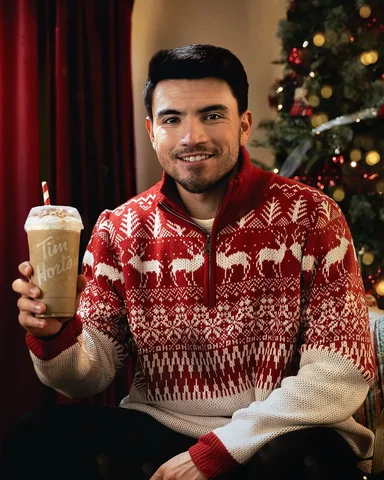 Ma nouvelle boisson préférée des Fêtes : le cappuccino glacé @timhortonsqc et Bi