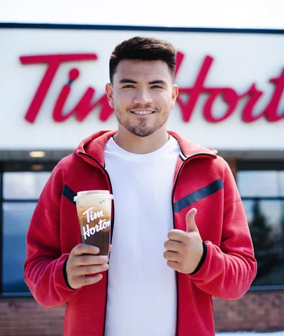 Swapped my go-to Tims Iced Capp for @TimHortonsQC new Cold Brew with NUTELLA®. N