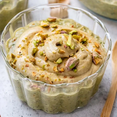 Pistachio Overnight Oats 

⭐️⭐️⭐️⭐️⭐️ Type "RECIPE" below in the comments, and I