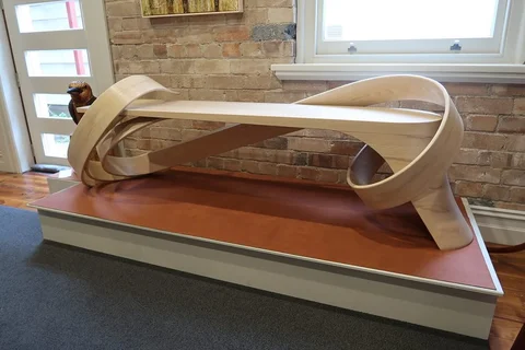 Nick Pedulla’s “Vigne Bench” is a remarkable piece which will astound you for it