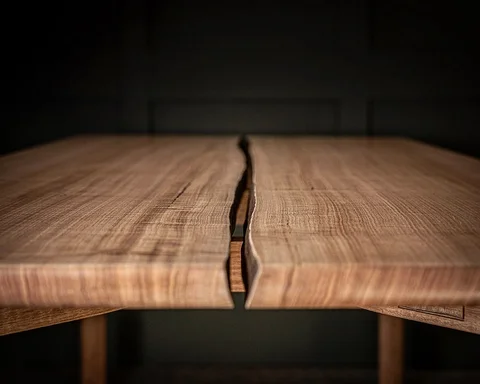I’ve always wanted a split top dining table but never imagined the material woul