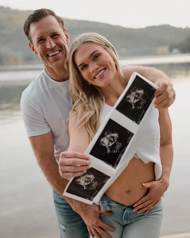 Our greatest blessing 🤍🫶🏼✨ Baby Laich coming this fall. Mom & Dad can’t wait 