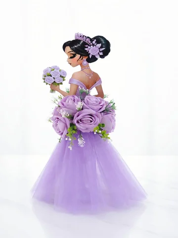 Centro de mesa para Quinceañera 💜