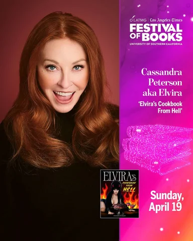 The rumors are true! The Mistress of the Dark is coming to #bookfest!

On Sunday