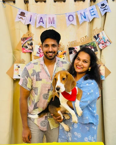 One year with my baby boy 🐶 @thefluffyboy__ 

Celebrating @thefluffyboy__ one y