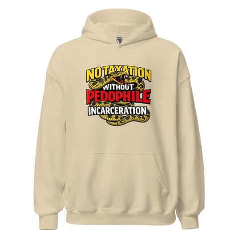 I shouldn’t be paying taxes to these people. Grab this hoodie at the link in bio