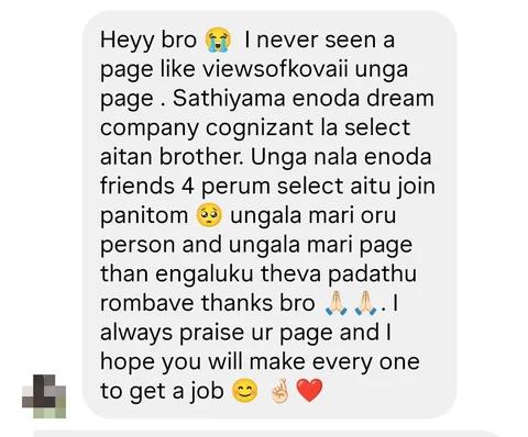 Thankyou soo much everyone 😊❤️ unga viewsofkovaii ungala disappoint panna matan