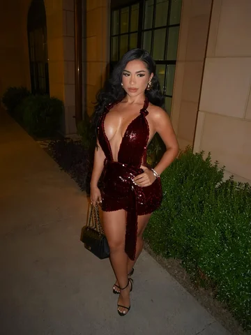 @FashionNova - Liana Sequin Mini Dress 🍷