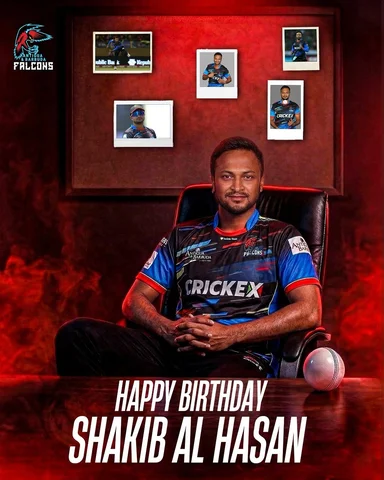 Wishing Shakib Al Hasan a very Happy Birthday. 

Your contributions to the game 