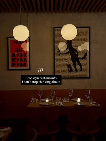 Brooklyn restaurants I’m in love with 🤍 and keep going back to 💌

Save for you
