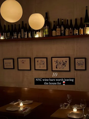 NYC wine bars actually worth leaving the house for with bites that are just as g