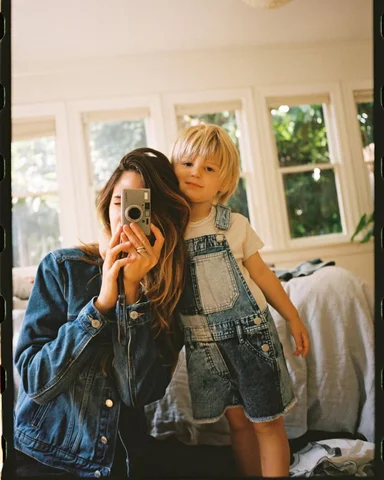 Sonny and me, matching in Gap. He has grown in front of our eyes into a playful,